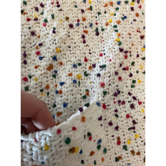 Moon & Madison Multicolor Speckled Knit Cardigan Medium - Picture 8 of 10